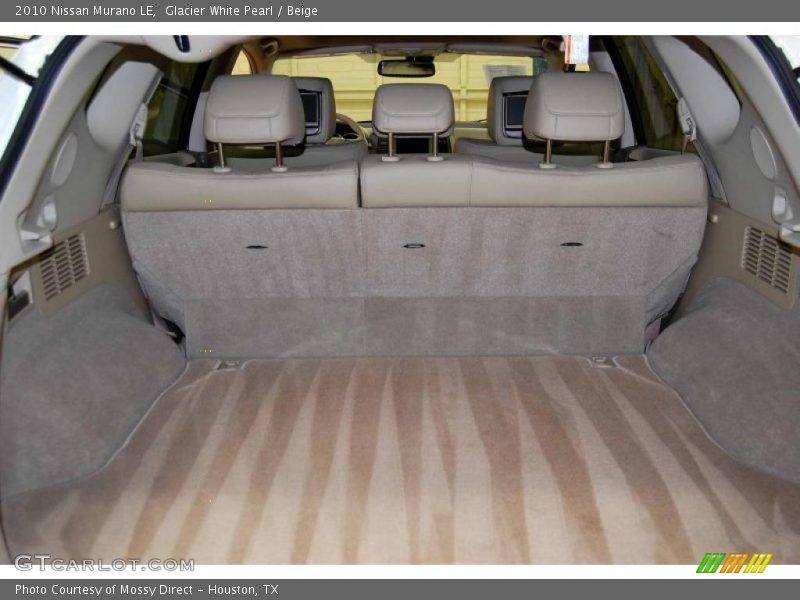 Glacier White Pearl / Beige 2010 Nissan Murano LE