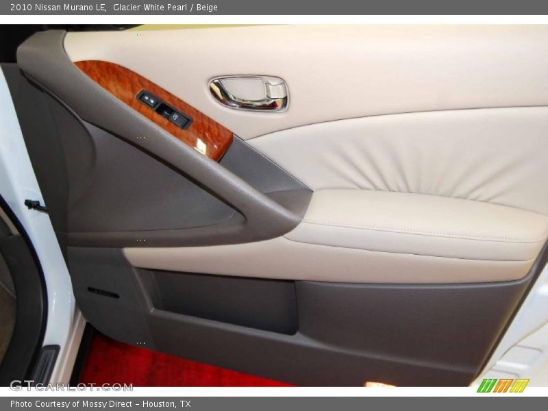 Glacier White Pearl / Beige 2010 Nissan Murano LE