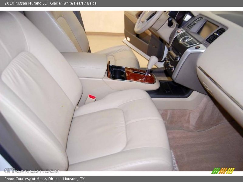 Glacier White Pearl / Beige 2010 Nissan Murano LE