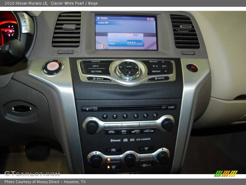 Glacier White Pearl / Beige 2010 Nissan Murano LE