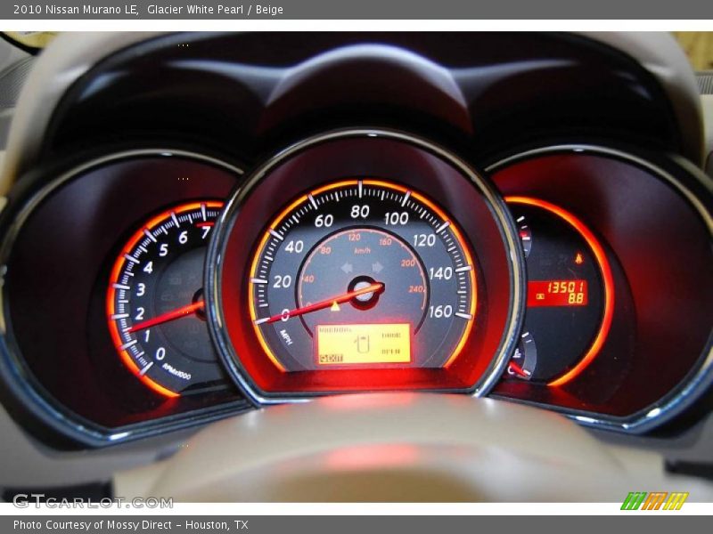 Glacier White Pearl / Beige 2010 Nissan Murano LE