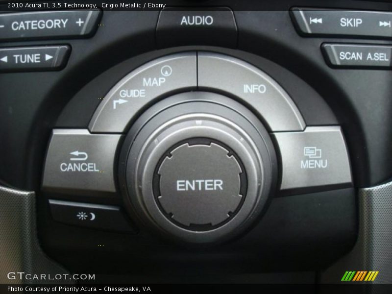 Controls of 2010 TL 3.5 Technology