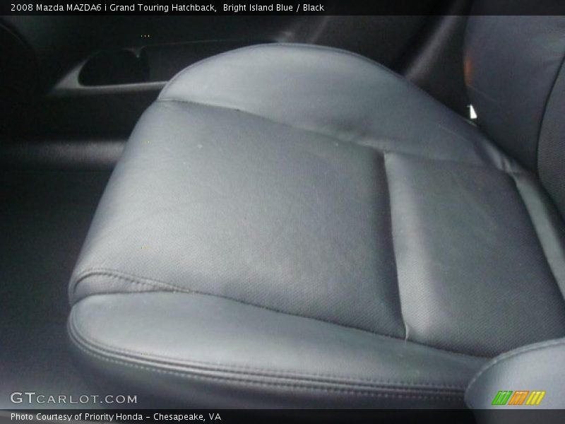 Bright Island Blue / Black 2008 Mazda MAZDA6 i Grand Touring Hatchback