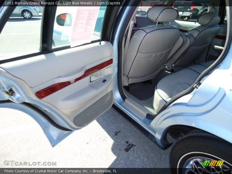 Light Blue Metallic / Light Graphite 2001 Mercury Grand Marquis GS