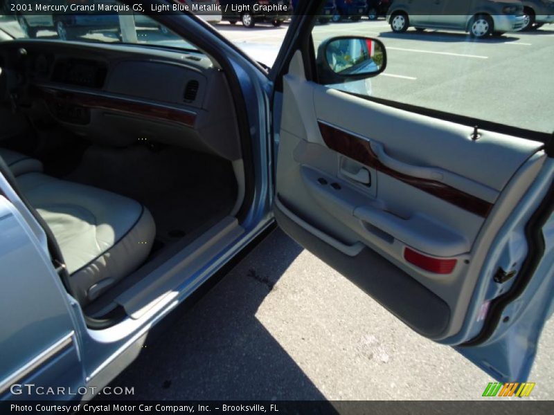 Light Blue Metallic / Light Graphite 2001 Mercury Grand Marquis GS