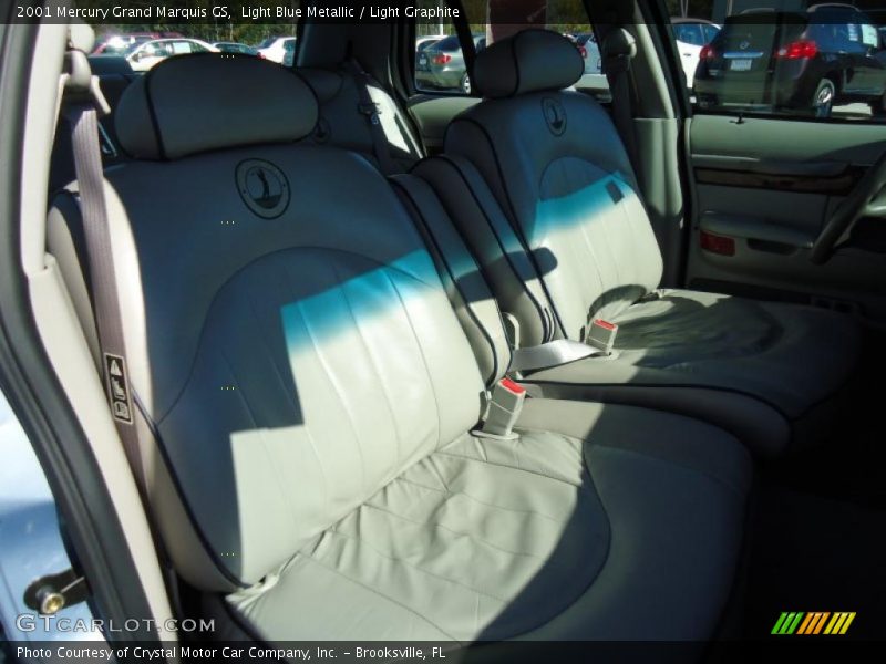 Light Blue Metallic / Light Graphite 2001 Mercury Grand Marquis GS