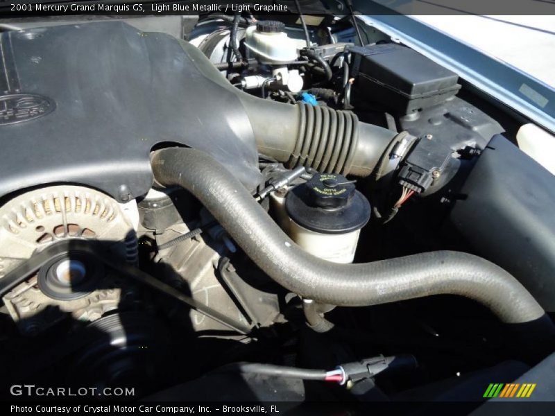Light Blue Metallic / Light Graphite 2001 Mercury Grand Marquis GS