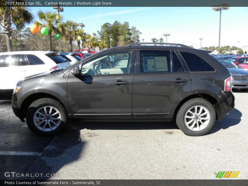 Carbon Metallic / Medium Light Stone 2007 Ford Edge SEL