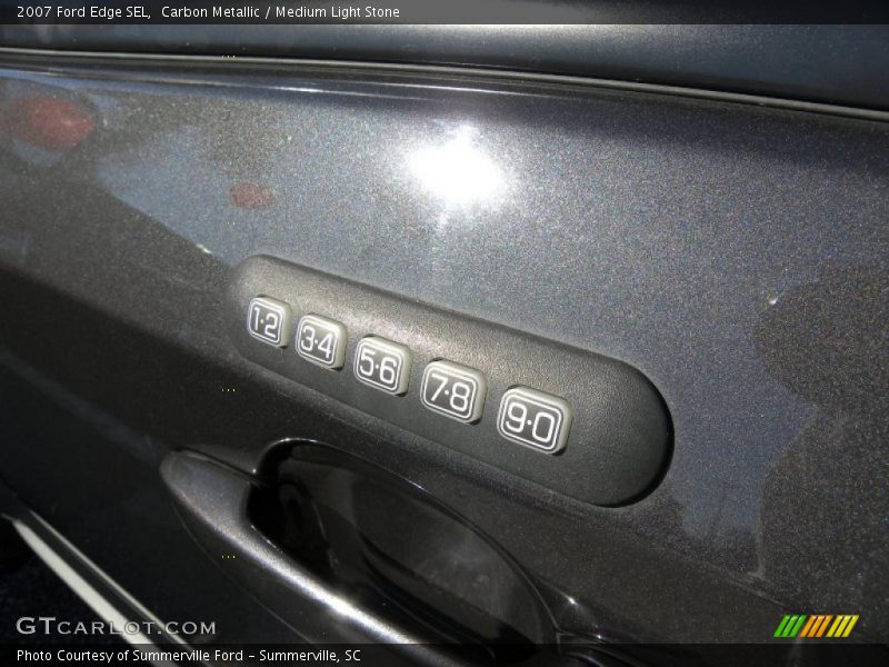 Carbon Metallic / Medium Light Stone 2007 Ford Edge SEL
