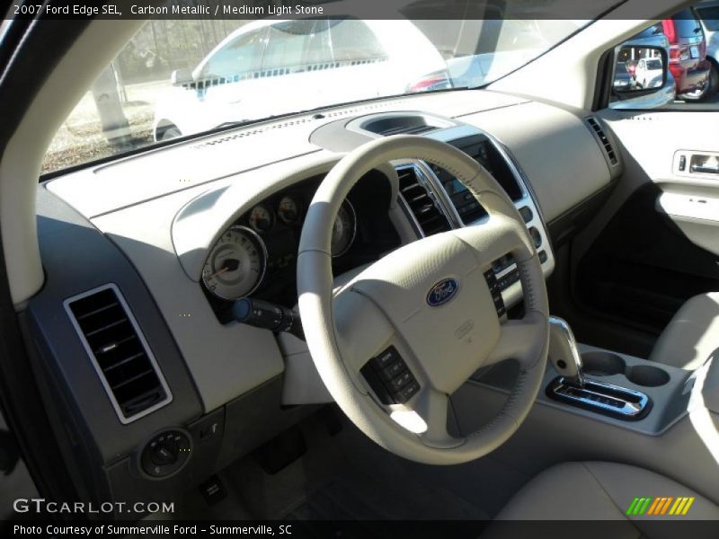 Carbon Metallic / Medium Light Stone 2007 Ford Edge SEL