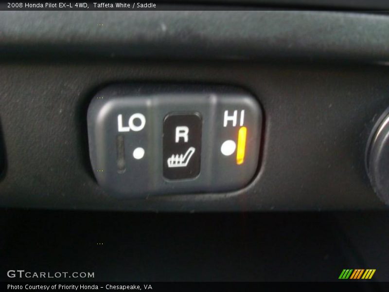 Taffeta White / Saddle 2008 Honda Pilot EX-L 4WD