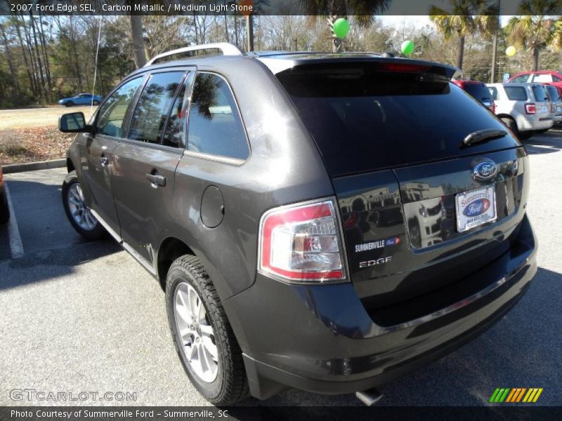 Carbon Metallic / Medium Light Stone 2007 Ford Edge SEL