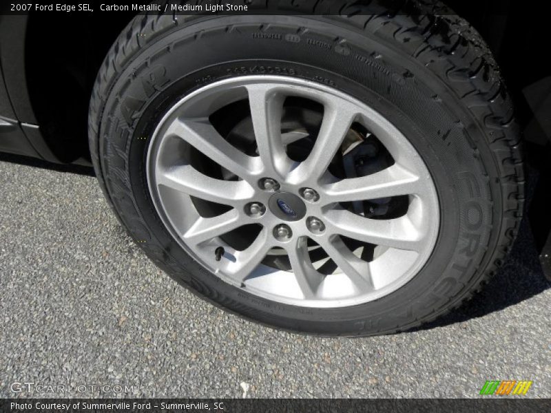 Carbon Metallic / Medium Light Stone 2007 Ford Edge SEL