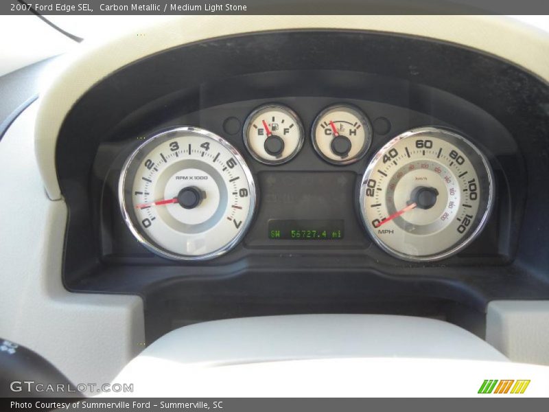 Carbon Metallic / Medium Light Stone 2007 Ford Edge SEL