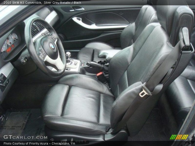  2003 M3 Convertible Black Interior