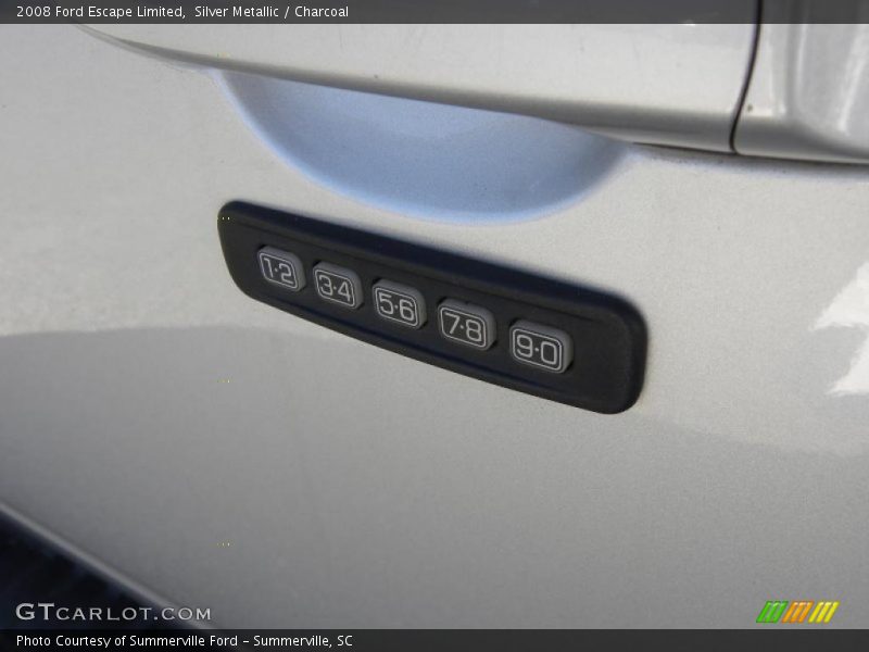 Silver Metallic / Charcoal 2008 Ford Escape Limited