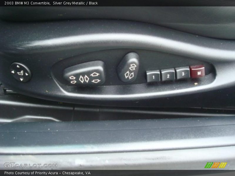 Controls of 2003 M3 Convertible