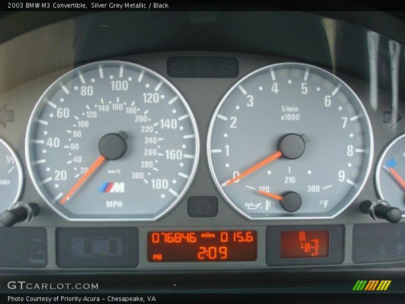  2003 M3 Convertible Convertible Gauges