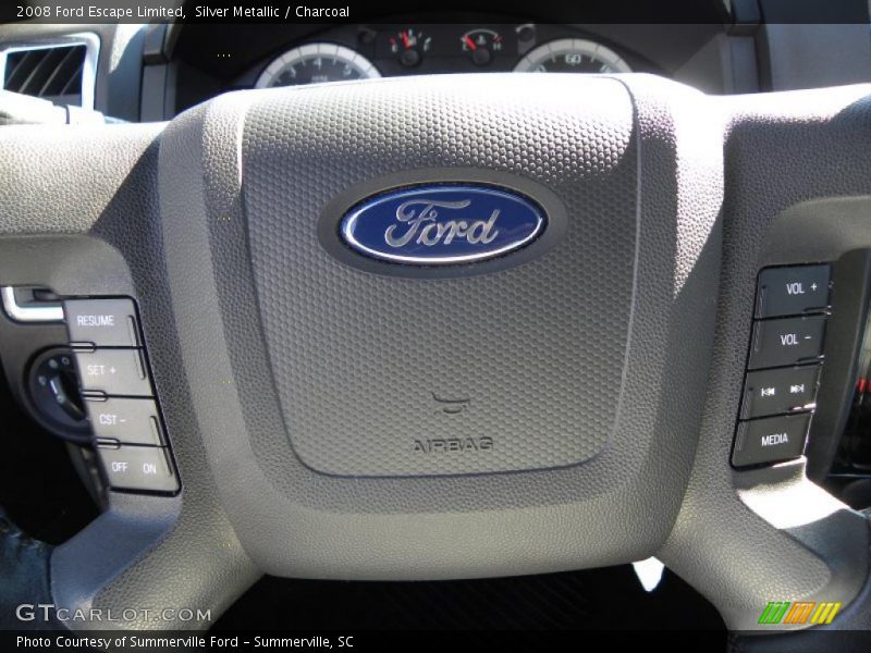 Silver Metallic / Charcoal 2008 Ford Escape Limited
