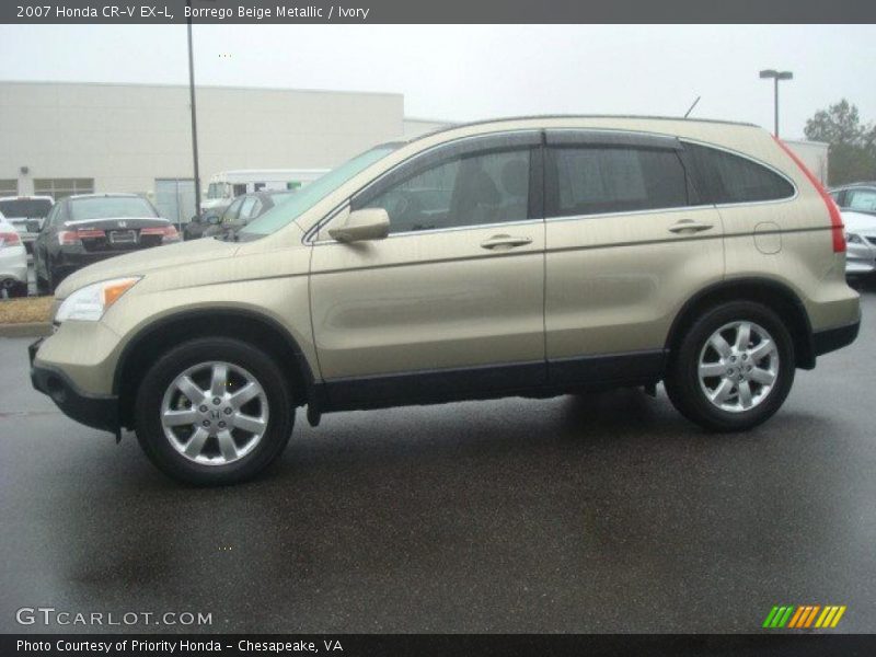 Borrego Beige Metallic / Ivory 2007 Honda CR-V EX-L