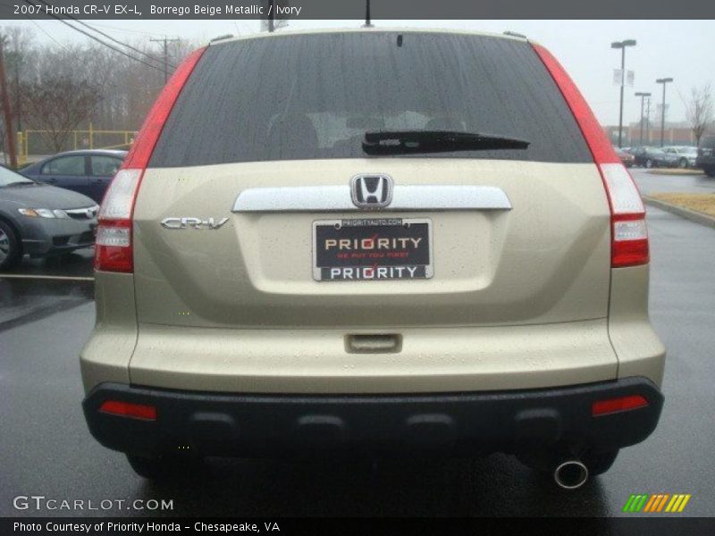 Borrego Beige Metallic / Ivory 2007 Honda CR-V EX-L