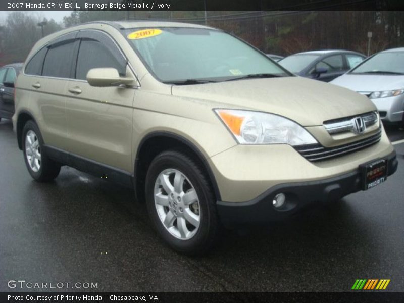 Borrego Beige Metallic / Ivory 2007 Honda CR-V EX-L
