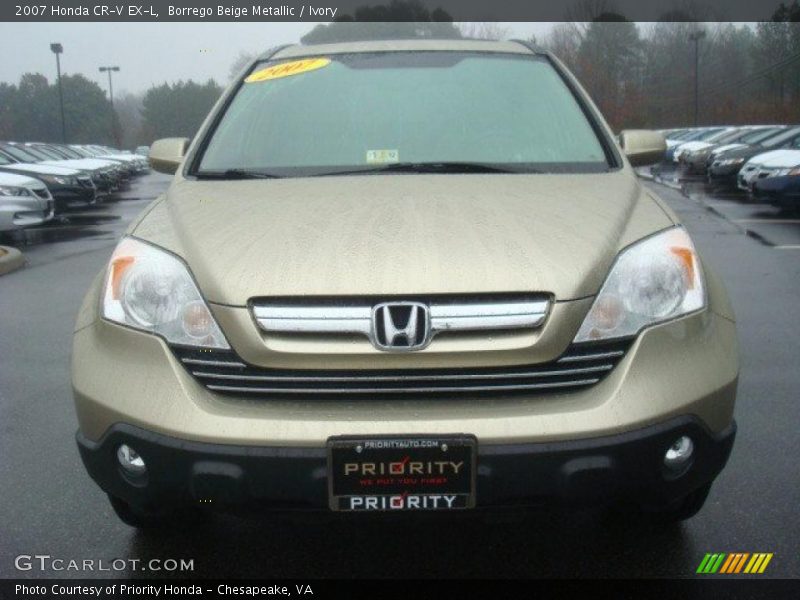 Borrego Beige Metallic / Ivory 2007 Honda CR-V EX-L