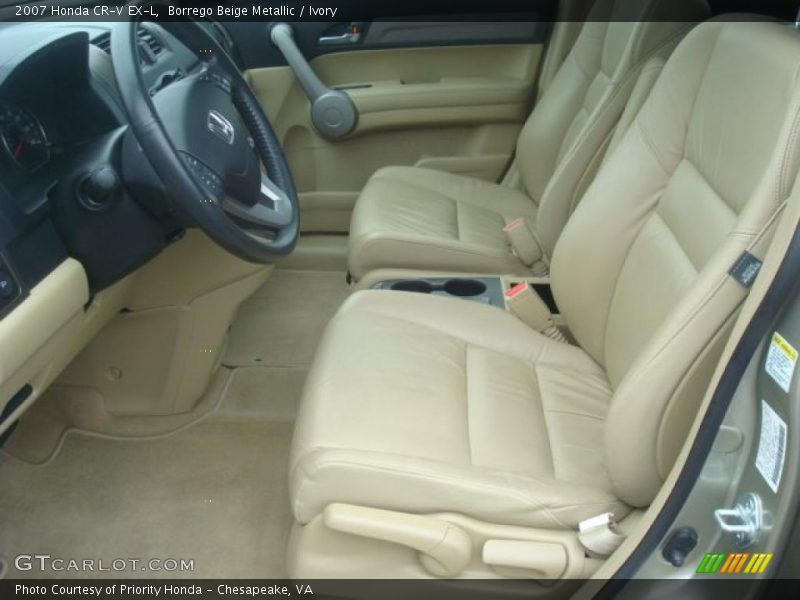 Borrego Beige Metallic / Ivory 2007 Honda CR-V EX-L