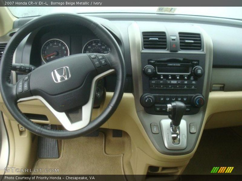 Borrego Beige Metallic / Ivory 2007 Honda CR-V EX-L