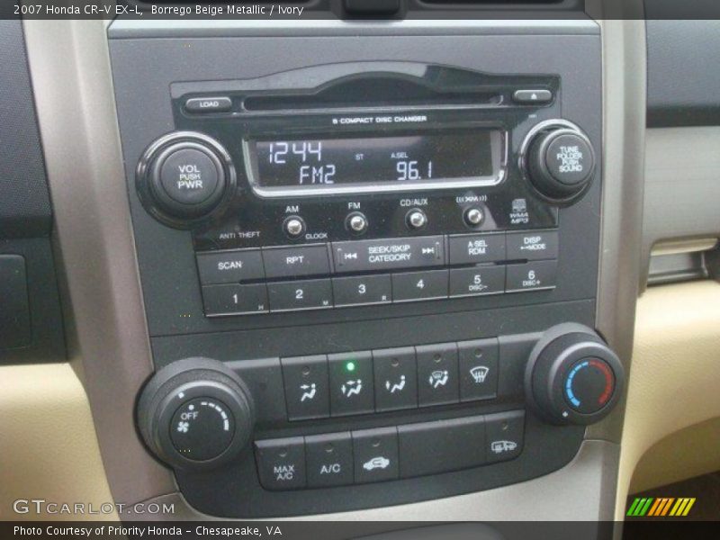 Borrego Beige Metallic / Ivory 2007 Honda CR-V EX-L