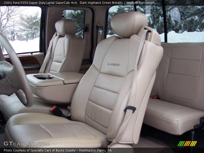  2001 F350 Super Duty Lariat SuperCab 4x4 Medium Parchment Interior