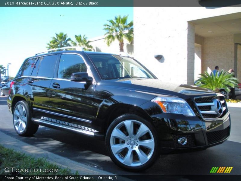 Black / Black 2010 Mercedes-Benz GLK 350 4Matic