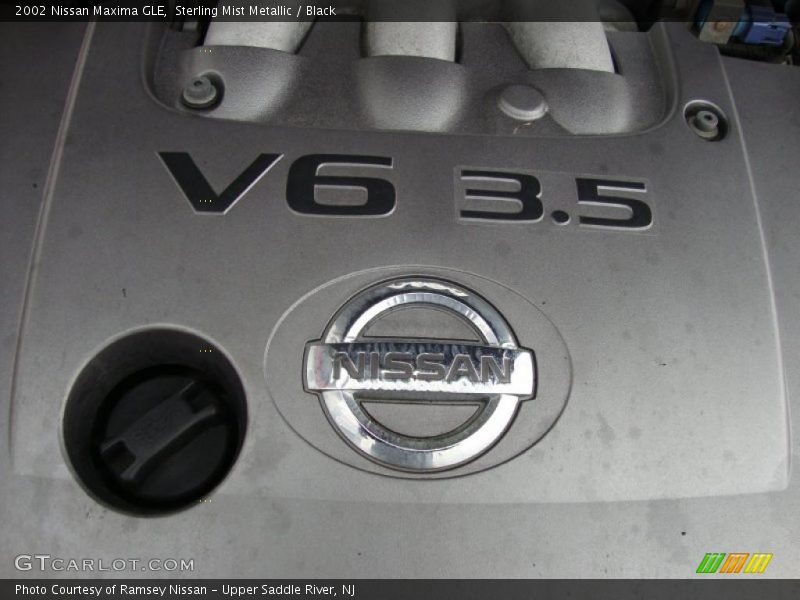 Sterling Mist Metallic / Black 2002 Nissan Maxima GLE