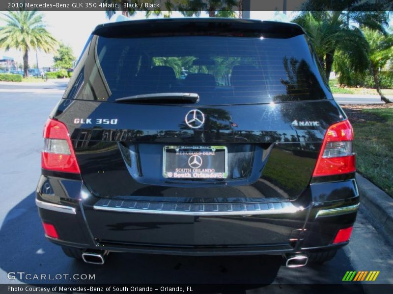 Black / Black 2010 Mercedes-Benz GLK 350 4Matic