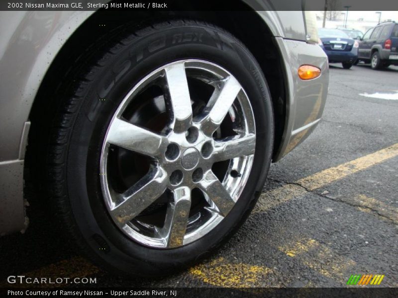 Sterling Mist Metallic / Black 2002 Nissan Maxima GLE