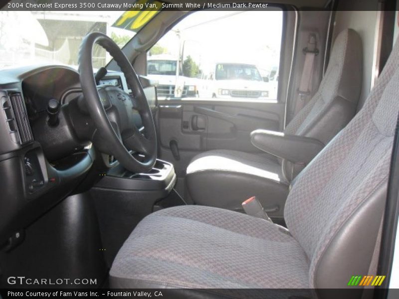 Summit White / Medium Dark Pewter 2004 Chevrolet Express 3500 Cutaway Moving Van