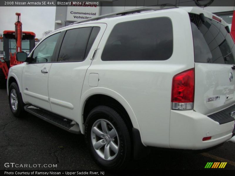 Blizzard White / Almond 2008 Nissan Armada SE 4x4