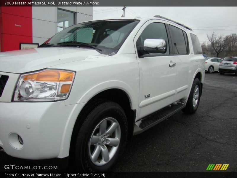 Blizzard White / Almond 2008 Nissan Armada SE 4x4