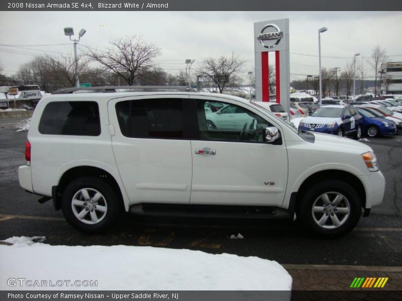 Blizzard White / Almond 2008 Nissan Armada SE 4x4