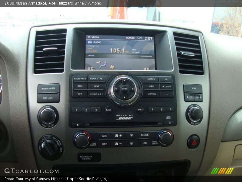 Blizzard White / Almond 2008 Nissan Armada SE 4x4