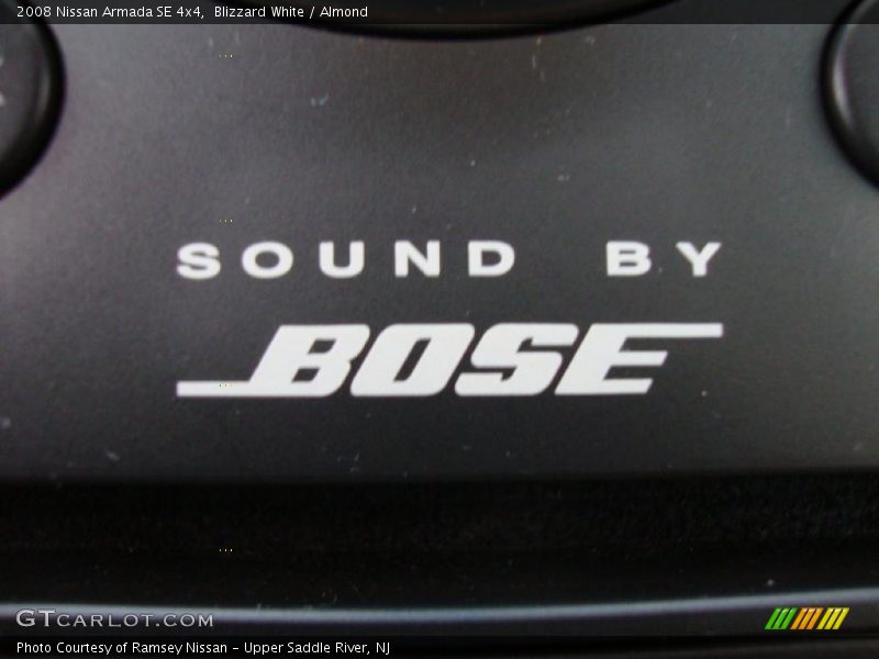 Blizzard White / Almond 2008 Nissan Armada SE 4x4