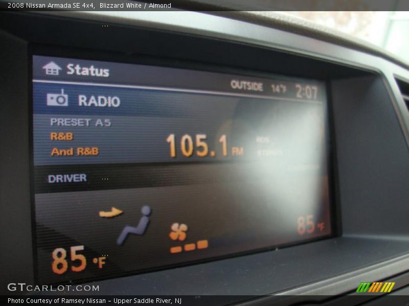 Blizzard White / Almond 2008 Nissan Armada SE 4x4