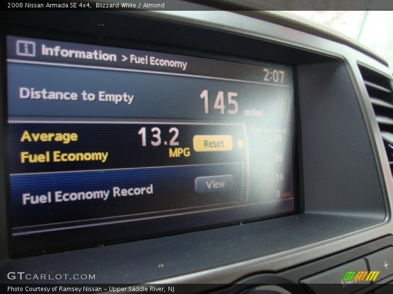 Blizzard White / Almond 2008 Nissan Armada SE 4x4