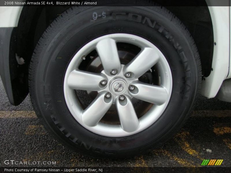 Blizzard White / Almond 2008 Nissan Armada SE 4x4