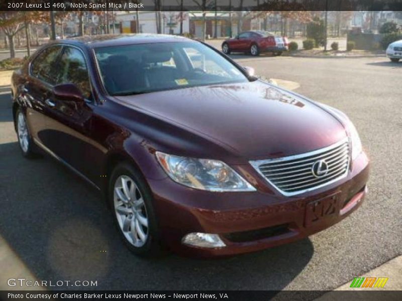 Noble Spinel Mica / Black 2007 Lexus LS 460