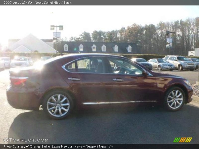 Noble Spinel Mica / Black 2007 Lexus LS 460