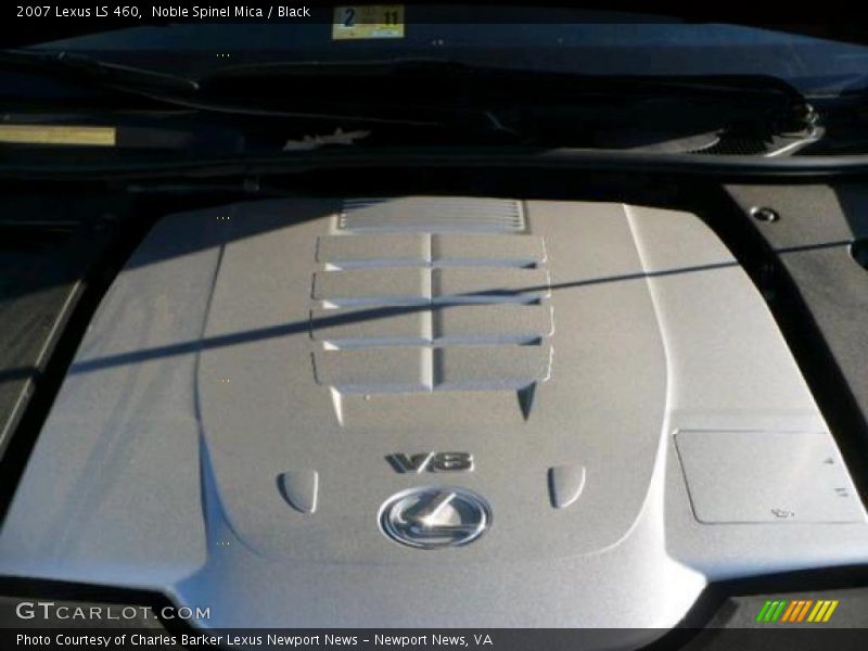 Noble Spinel Mica / Black 2007 Lexus LS 460