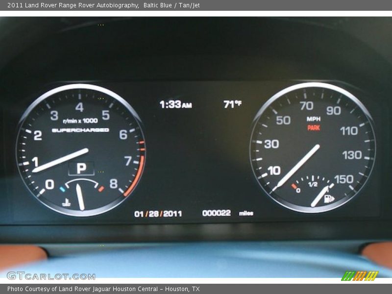  2011 Range Rover Autobiography Autobiography Gauges
