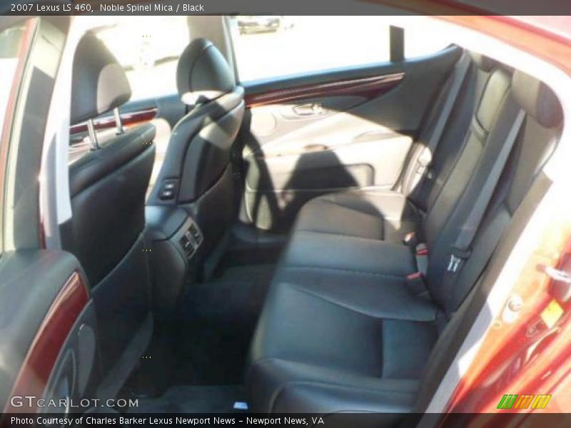 Noble Spinel Mica / Black 2007 Lexus LS 460