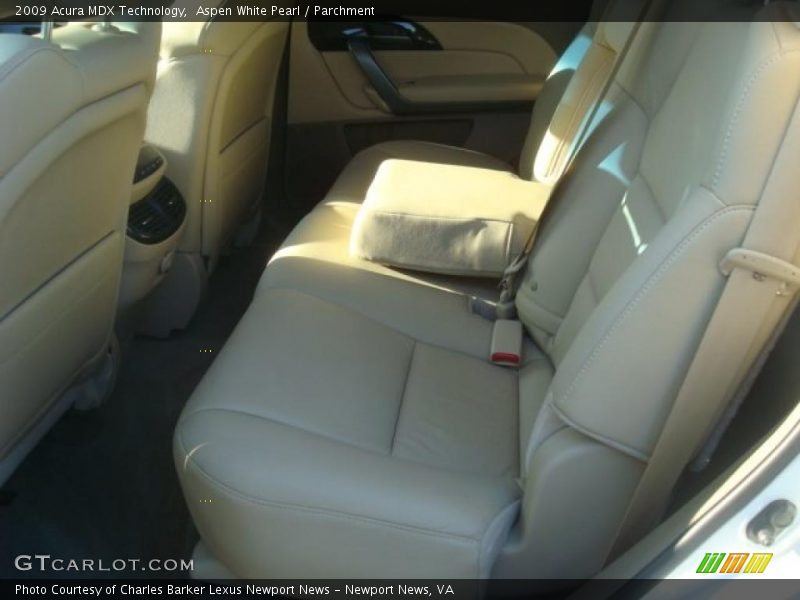 Aspen White Pearl / Parchment 2009 Acura MDX Technology